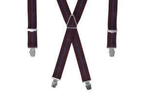 Bretelles Larges en X Parallèle Bordeaux